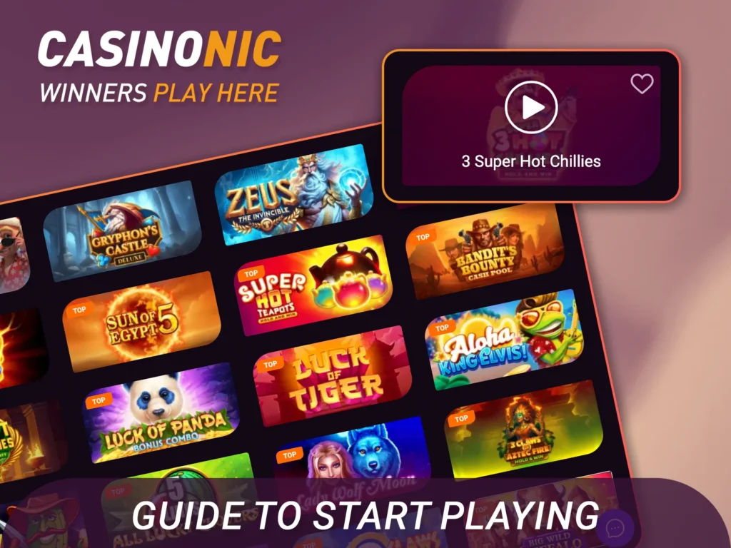 Comprehensive guide to initiating gameplay at Casinonic Casino